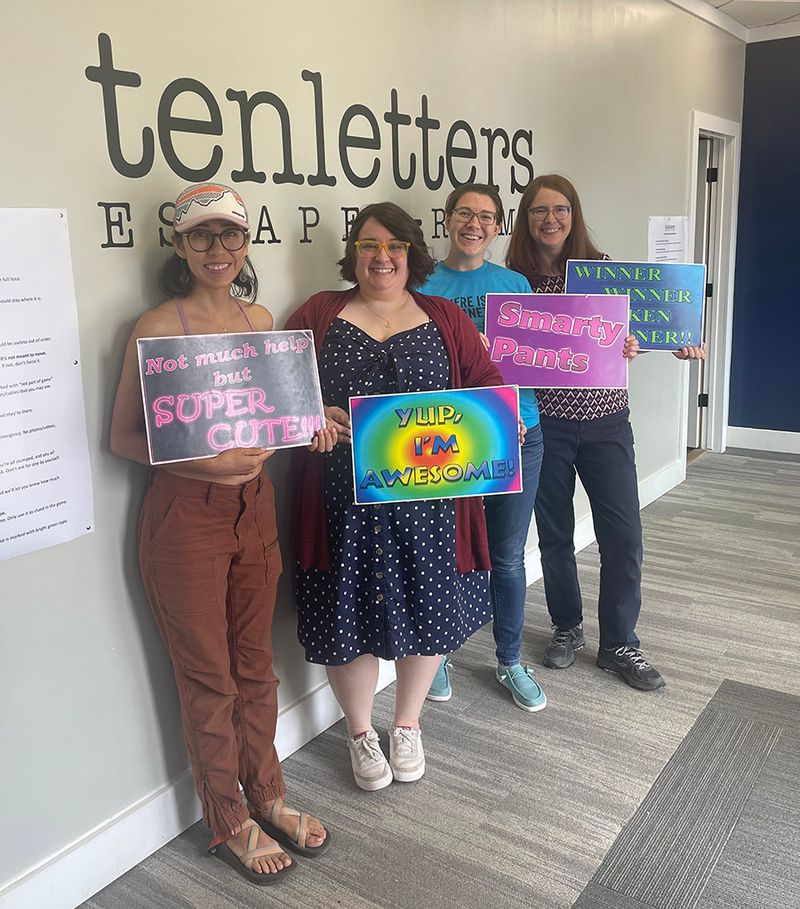 Players at Tenletters Escape Rooms