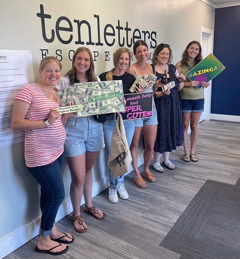 Players at Tenletters Escape Rooms