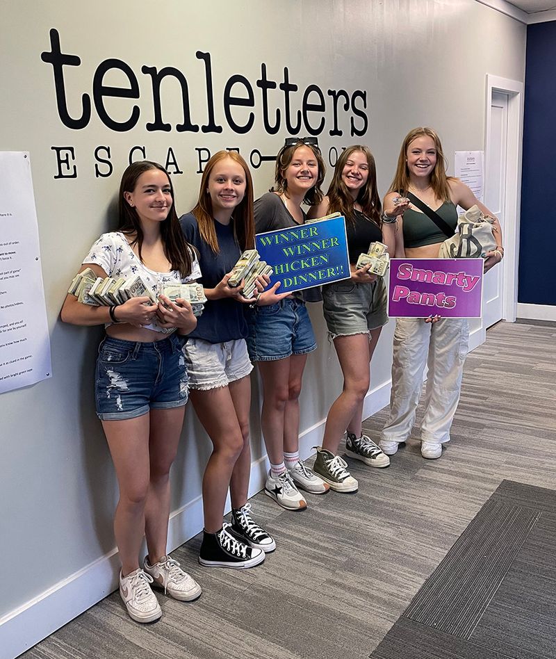 Players at Tenletters Escape Rooms